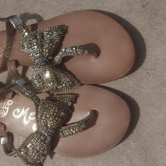 Naughty Monkey Leather Thong Sandals Size 8.5 - Picture 2 of 7